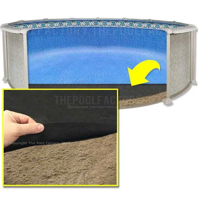 10'x16' Oval Armor Shield Liner Floor Pad