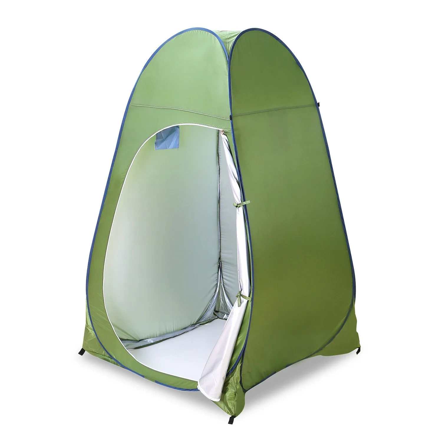 1Person Outdoor Pop Up Toilet Tent Portable Changing Clothes Room Shower Tent Camping Shelter Privacy Tent w/ Carry Bag