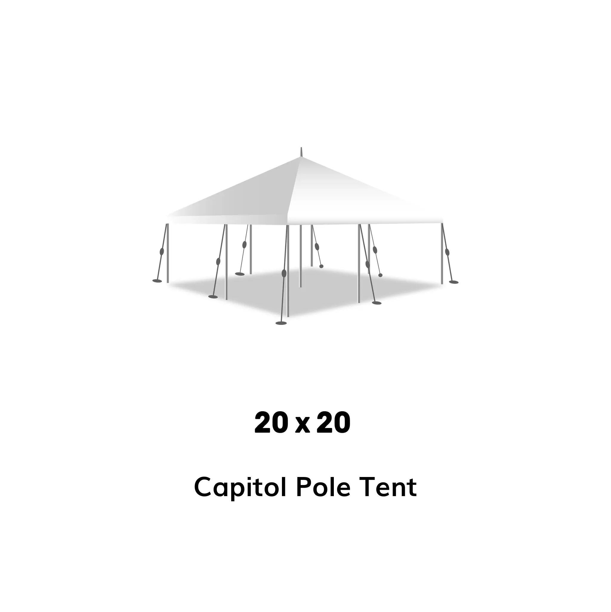 20x20 Pole Tent