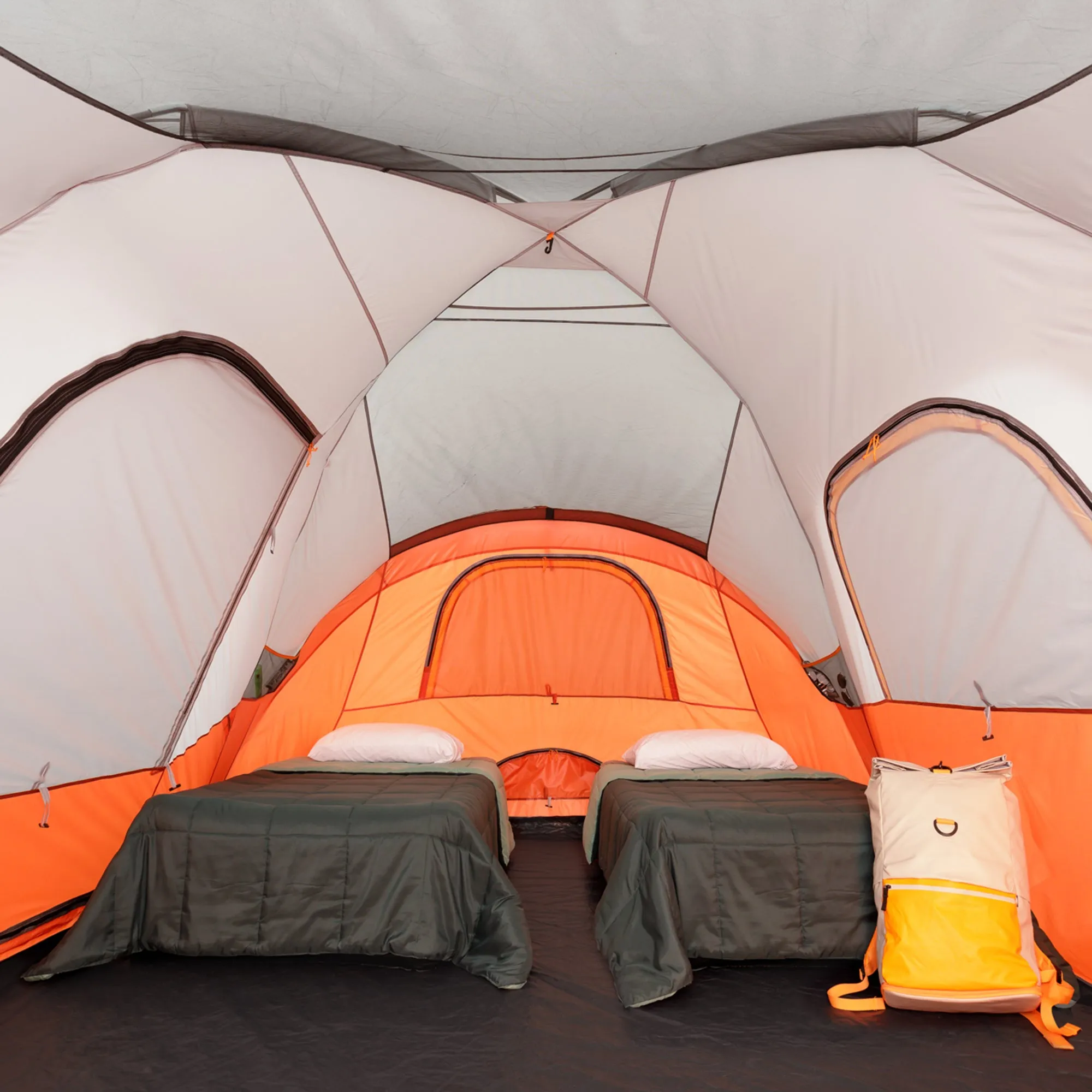 9 Person Extended Dome Plus Tent with Vestibule 16' x 9'