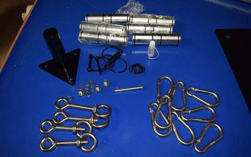 Aluminium Collapsible Pole and Accessory Set - Set to Draft 25Aug2021