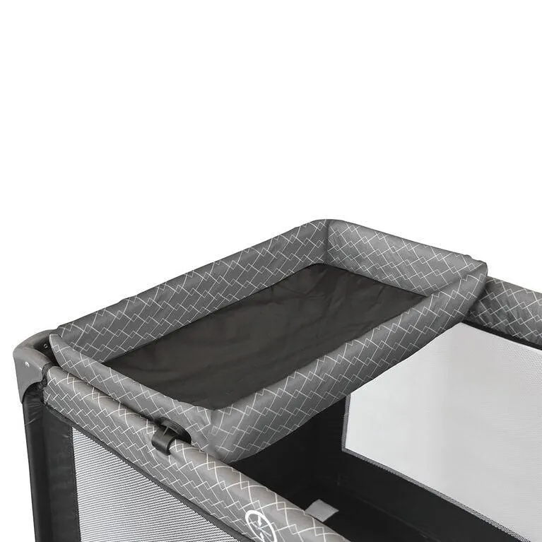 Bily Easy-Go Playard with Bassinet & Changer - Slate/Black