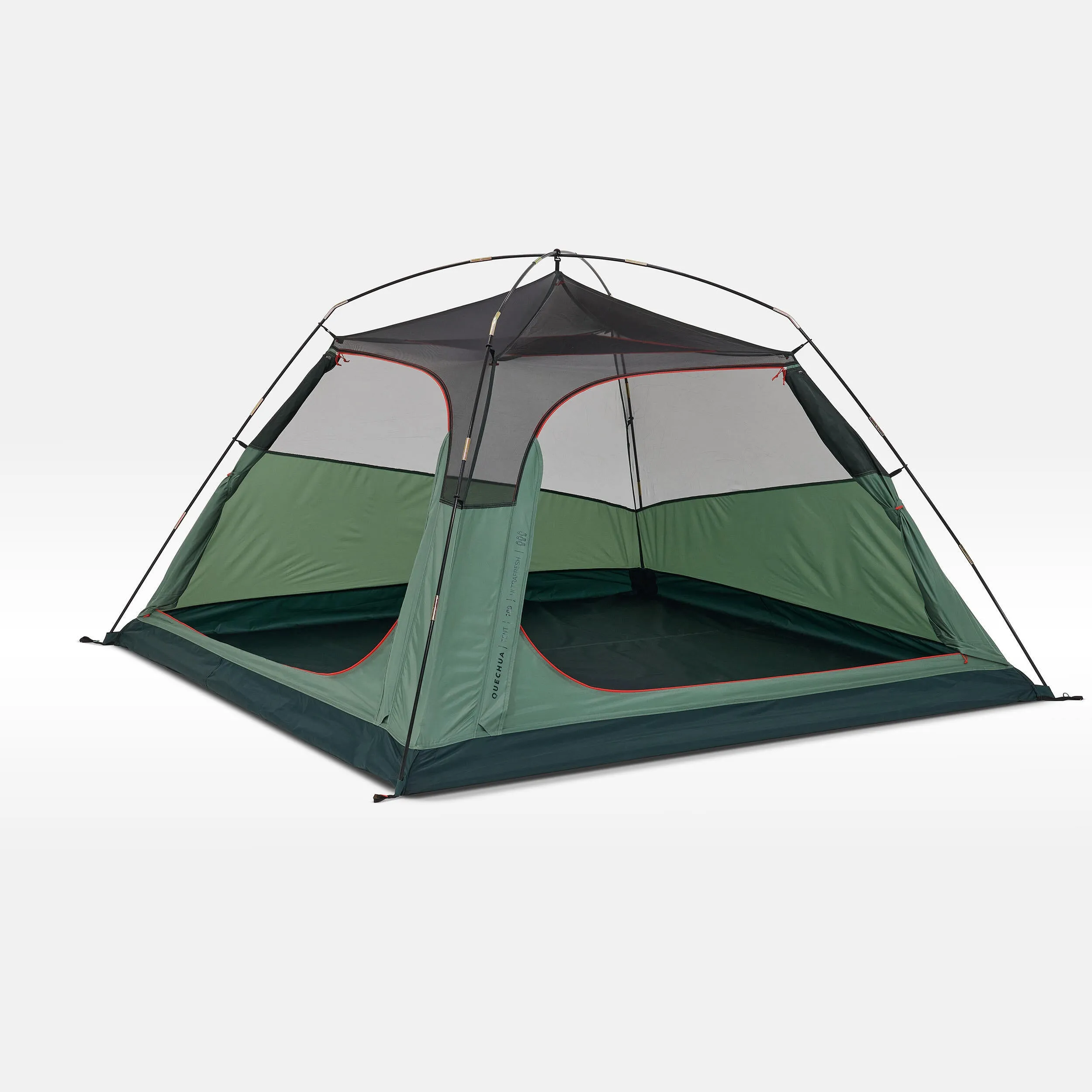 Camping tent 3-person Quechua Ultrafresh MH100, green