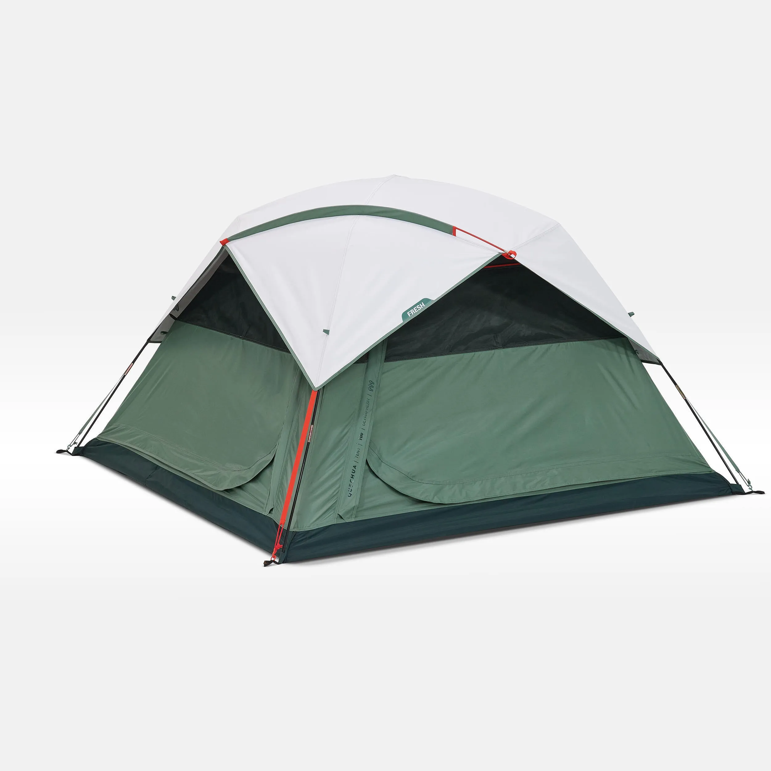 Camping tent 3-person Quechua Ultrafresh MH100, green