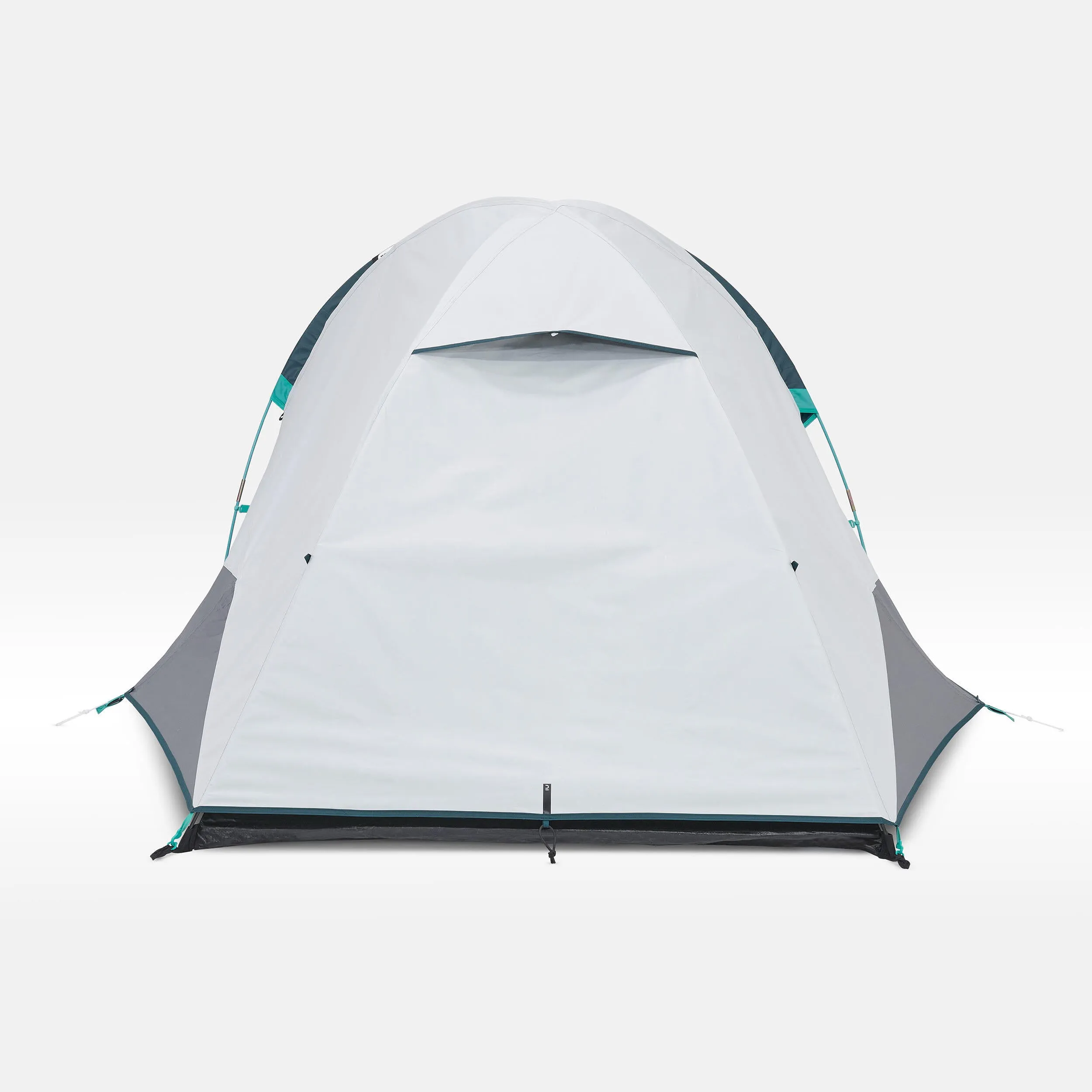 Camping tent Quechua Fresh & Black MH100 XL, grey/dark turquoise