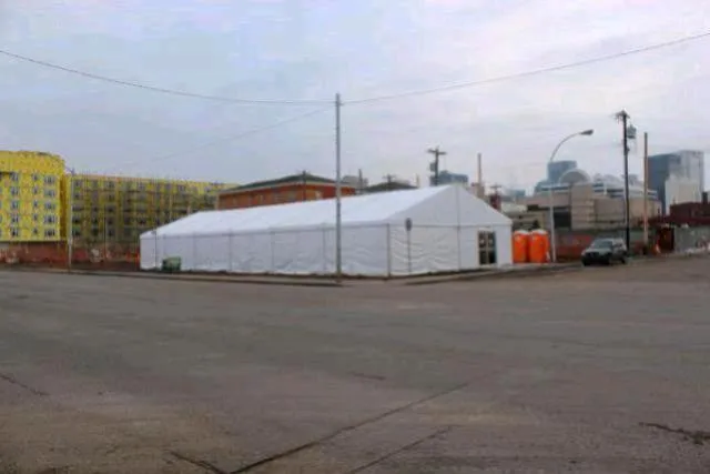 Clearspan Tent, 18M X 30M Plain Wall