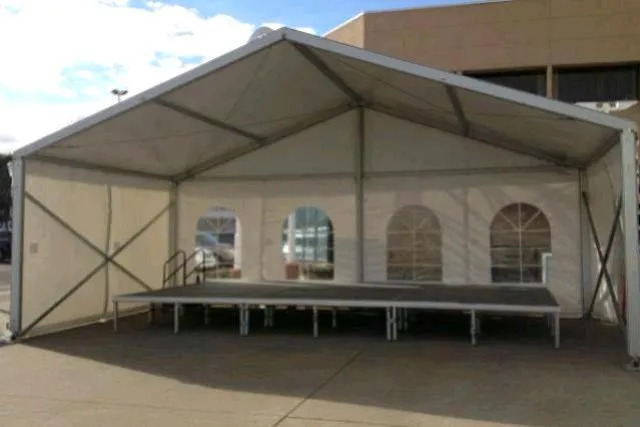 Clearspan Tent, 18M X 5M Plain Wall