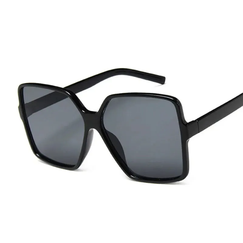 Colorful Oversized Square Frame UV Protection Sunglasses