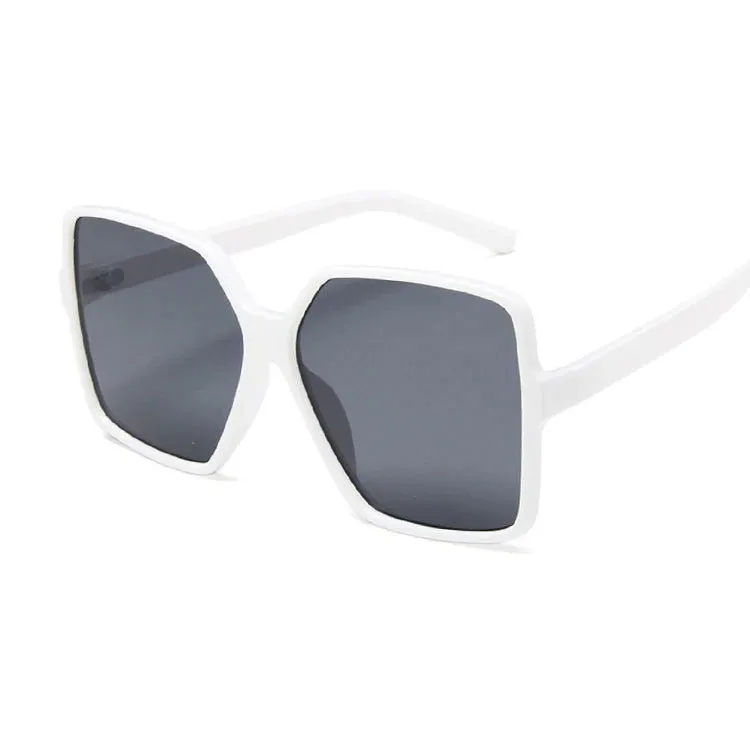 Colorful Oversized Square Frame UV Protection Sunglasses