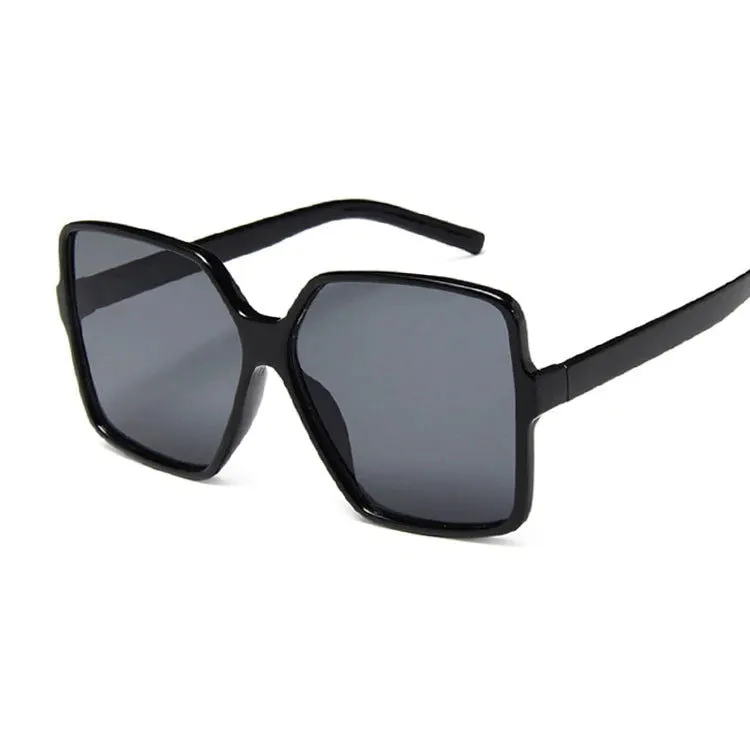 Colorful Oversized Square Frame UV Protection Sunglasses