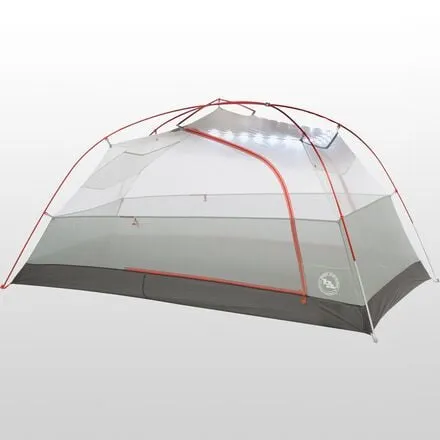 Copper Spur HV UL2 MtnGLO Tent: 2 Person, 3 Season Big Agnes, Silver/Gray