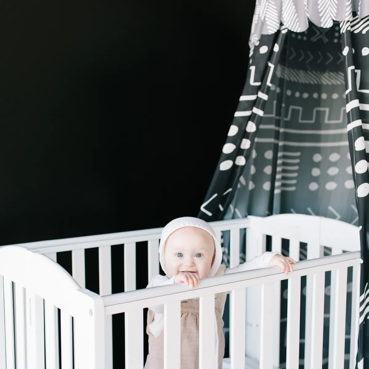 Custom Hanging Canopy Tent   Oversized Floor Pillow | Playful Aztec