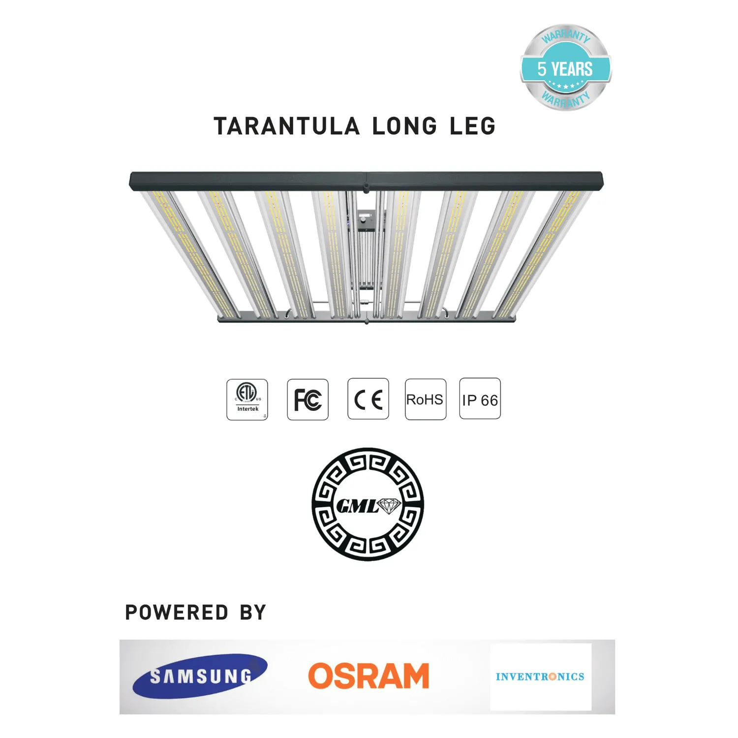 Grand Master LEDs Tarantula Long Leg 720W LED Grow Light