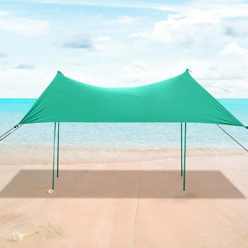 GrandShoppersHub  7' x 7' Family Beach Tent Canopy Sunshade