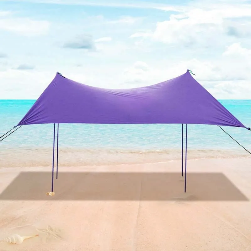 GrandShoppersHub  7' x 7' Family Beach Tent Canopy Sunshade