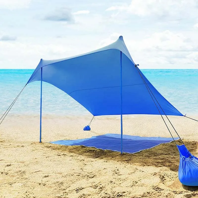 GrandShoppersHub  7' x 7' Family Beach Tent Canopy Sunshade