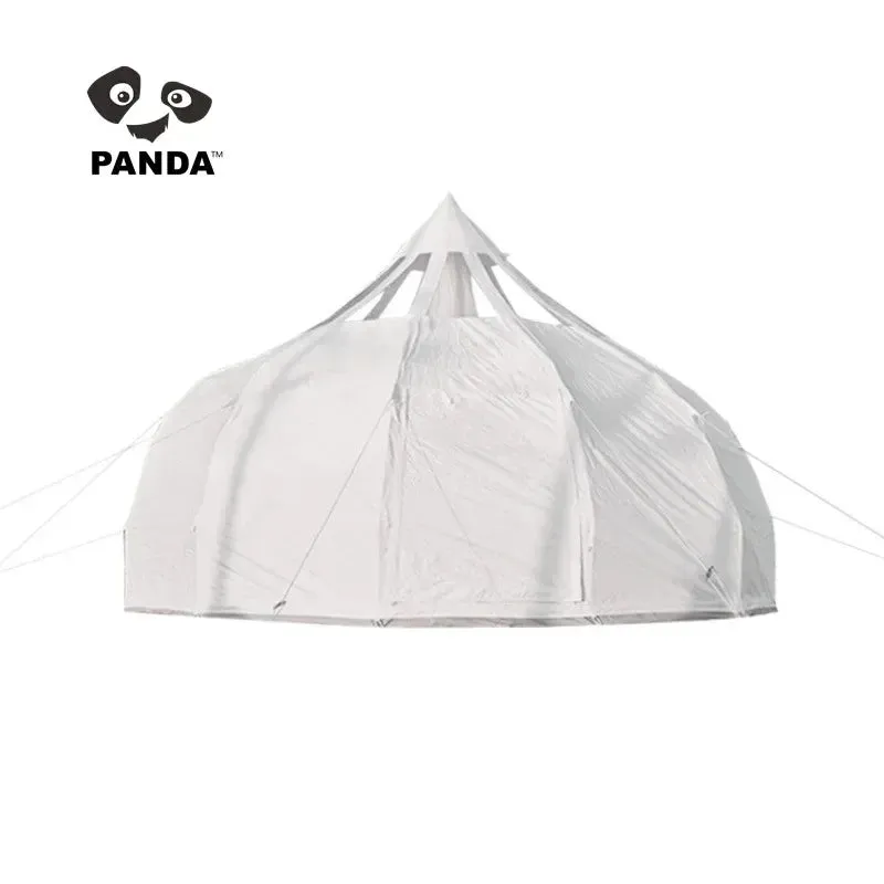 High-Quality Mongolian Waterdrop Starry Oxford Glamping Outdoor family Large 100% cotton canvas Big Luxury Camping Bell Tent