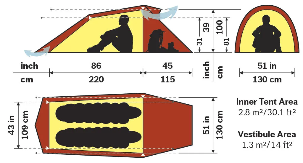 Hilleberg Nallo 2 Hiking Tent