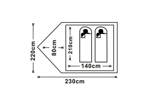 Hotcore - Prophet 2 Person Tent