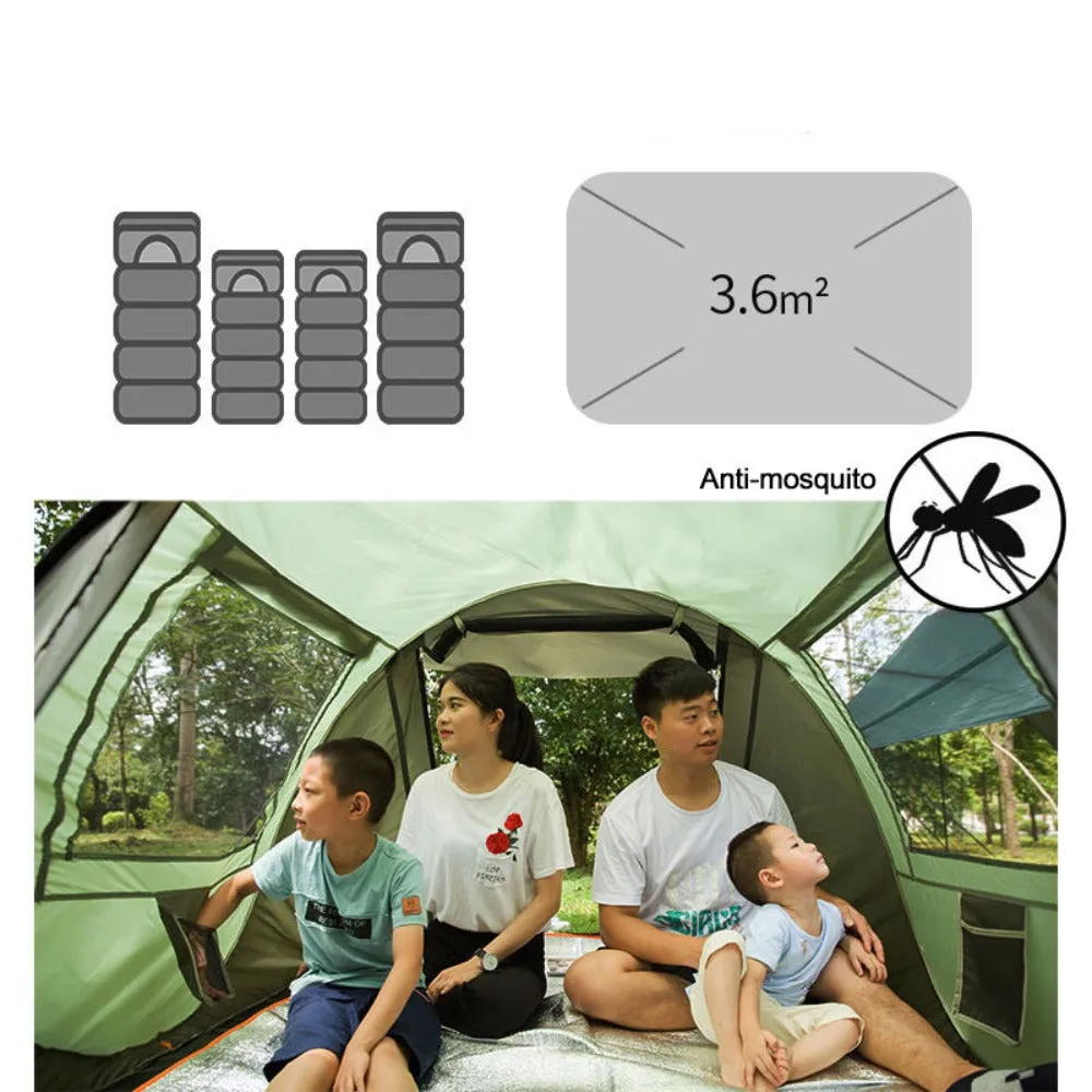 Large Capacity 4 to 5 Persons Automatic Pop Up Camping Tent