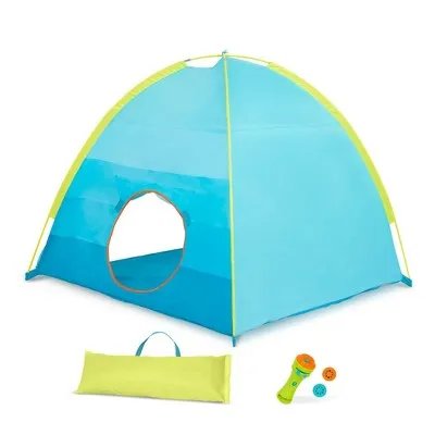 Open Box - B. toys Toddler Tent & Flashlight Story Reels - Project 'n' Play Tent