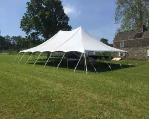 Pole Tent 30' x 60' White