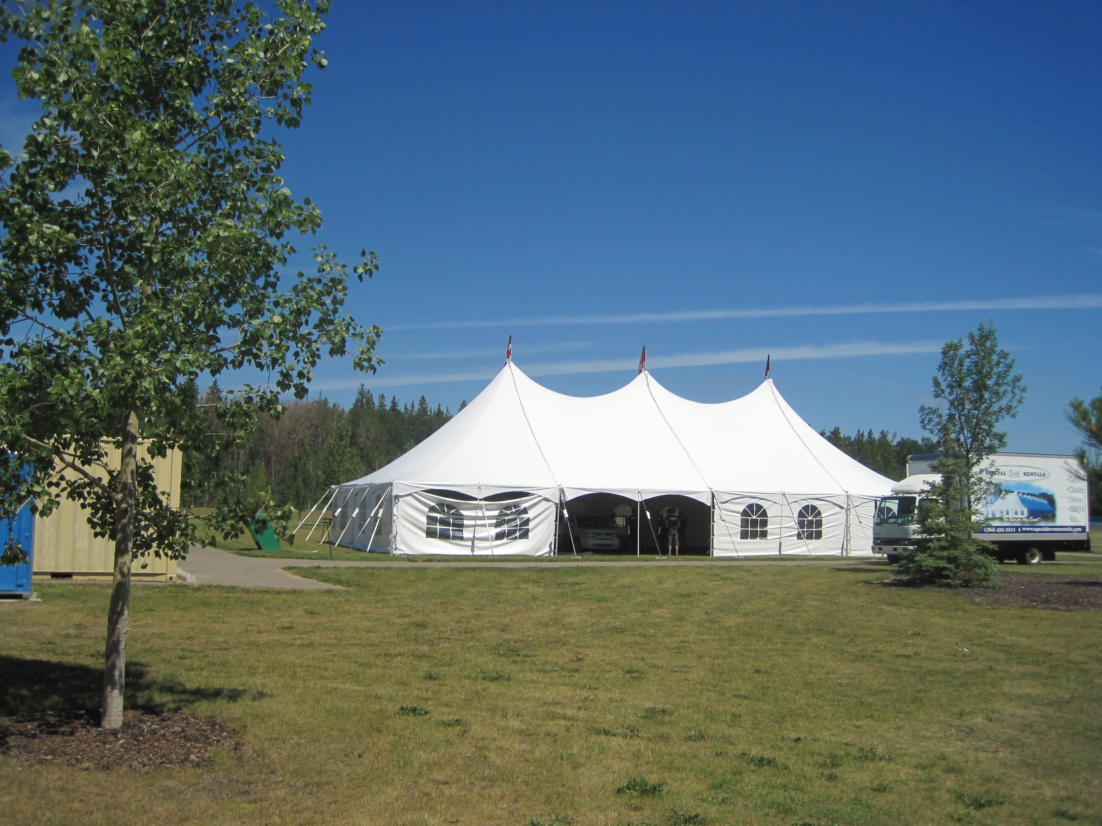 Pole Tent 40' x 80' White