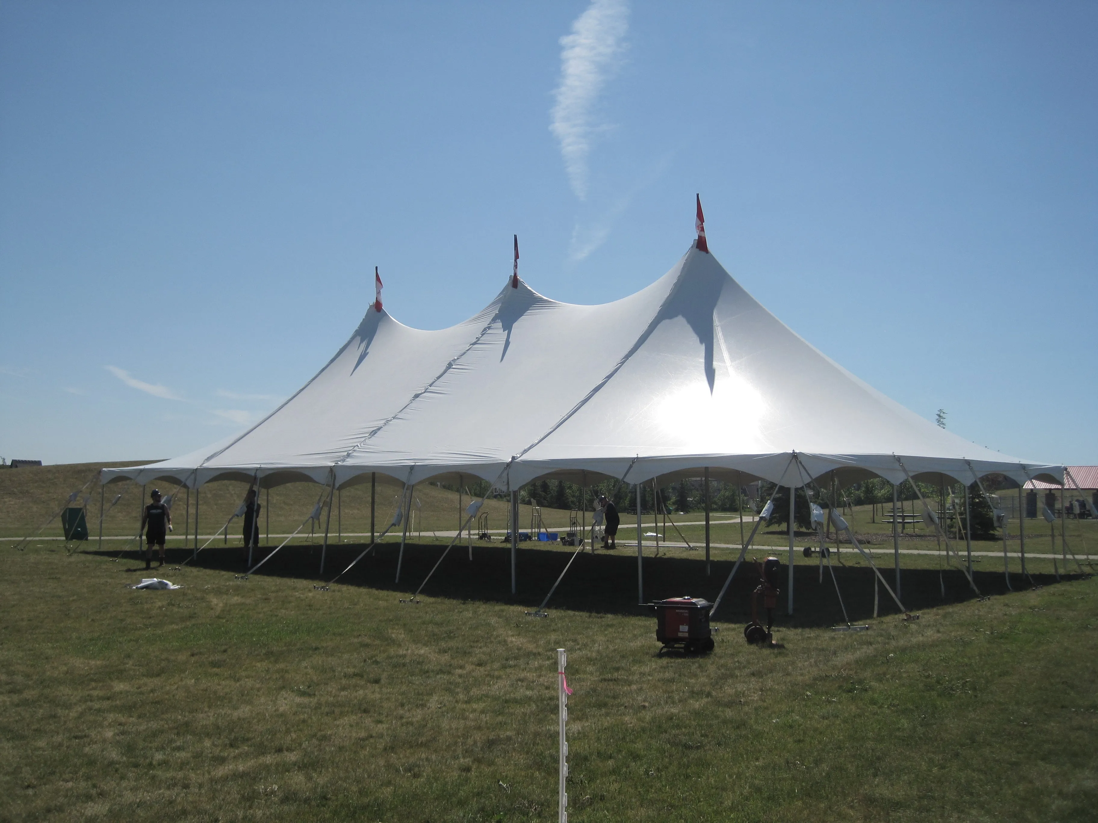 Pole Tent 40' x 80' White