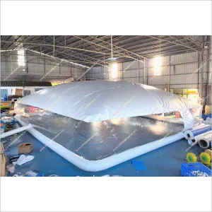 Portable Transparent Swimming Pool Inflatable Cover White Ceiling Tent Big Inflatable Bubble Dome Tents For Sale