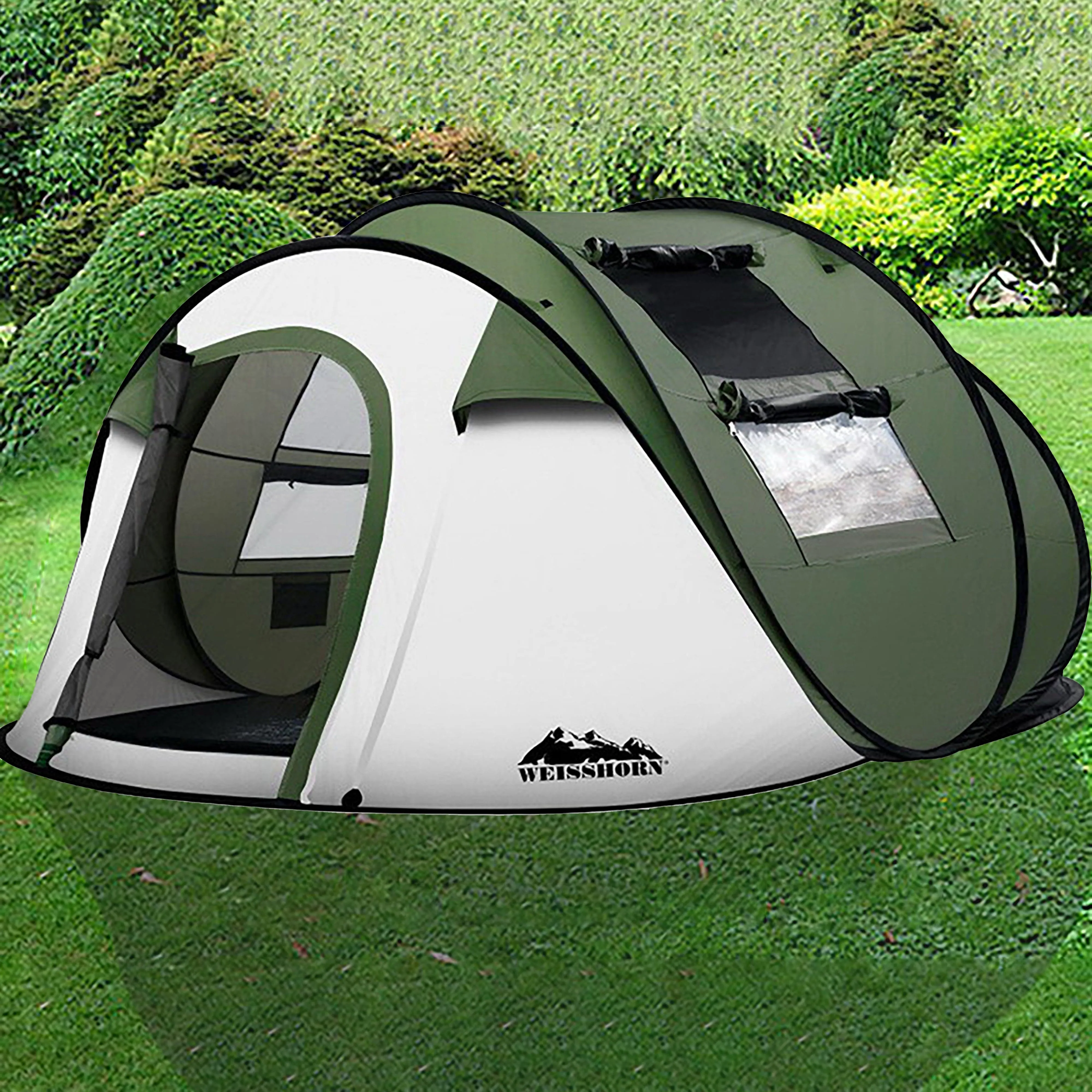 Weisshorn Instant Up Camping Tent 4-5 Person Pop up Tents Family Hiking Beach Dome