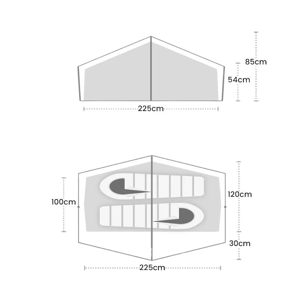 Wild Country Zephyros Compact 2 V3 Tent   Footprint Package