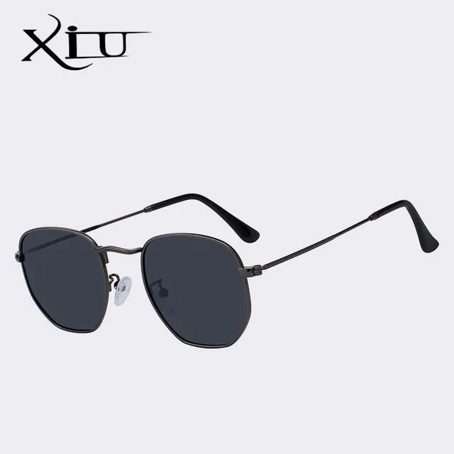 Xiu Brand Men's Polarized Sunglasses Mirror Smoke Black Brown