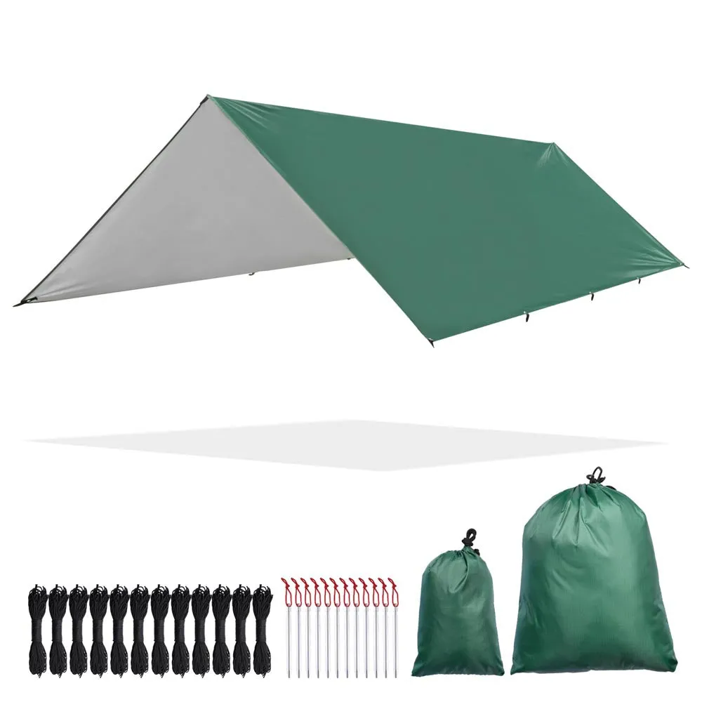 Yescom Camping Tarp Tent Footprint Shelter 10x13ft UV50  PU3,000mm