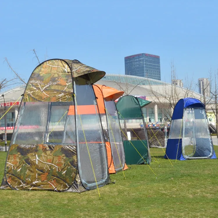 ZL8801 Single Foldable Outdoor Fishing Rainproof Sunshade Tent with Double-doors(Orange)